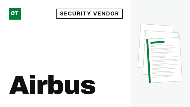 CISO Tribune company record: Airbus, security vendor (Security consulting and advisory)