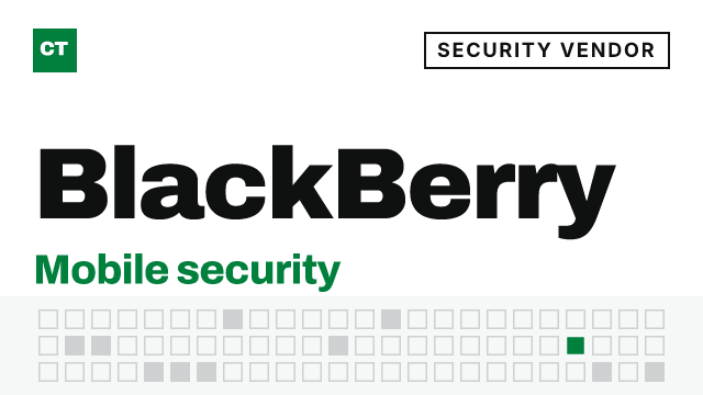 CISO Tribune company record: BlackBerry, security vendor (Mobile security)
