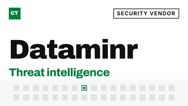 CISO Tribune company record: Dataminr, security vendor (Threat intelligence)