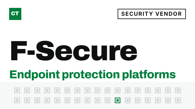 CISO Tribune company record: F-Secure, security vendor (Endpoint protection platforms)