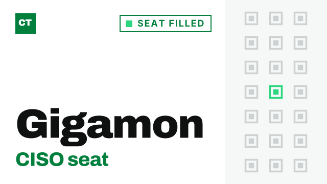 CISO Tribune company record: Gigamon, seat filled, since September 3, 2026
