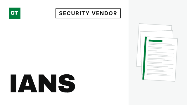 CISO Tribune company record: IANS, security vendor (Security consulting and advisory)