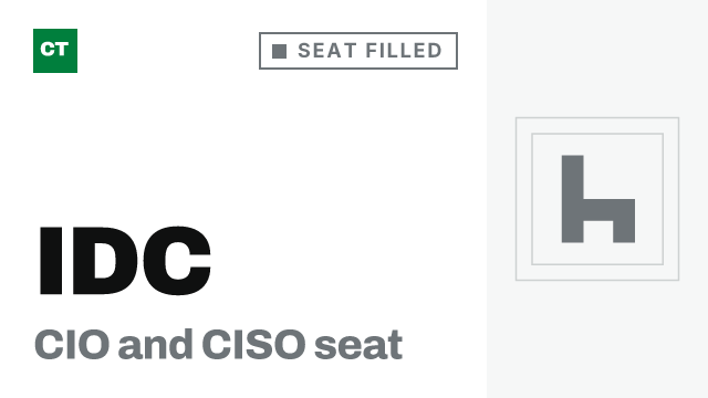 CISO Tribune company record: IDC, seat filled, since June 2026
