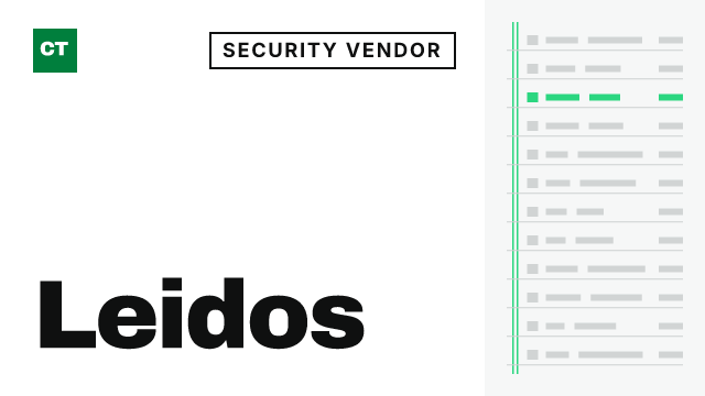 CISO Tribune company record: Leidos, security vendor (Security consulting and advisory)