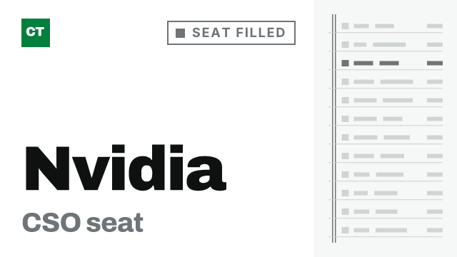CISO Tribune company record: Nvidia, seat filled, verified October 11, 2026