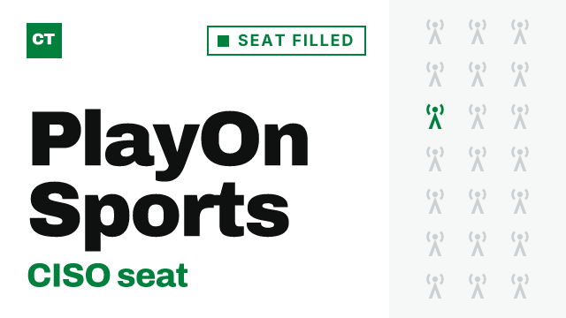 CISO Tribune company record: PlayOn Sports, seat filled, since May 2026
