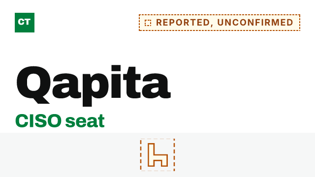 CISO Tribune company record: Qapita, appointment reported, not yet confirmed
