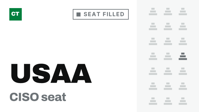 CISO Tribune company record: USAA, seat filled, since June 2026