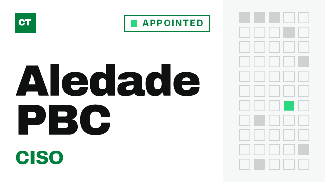 CISO Tribune record card: Aledade PBC appoints CISO