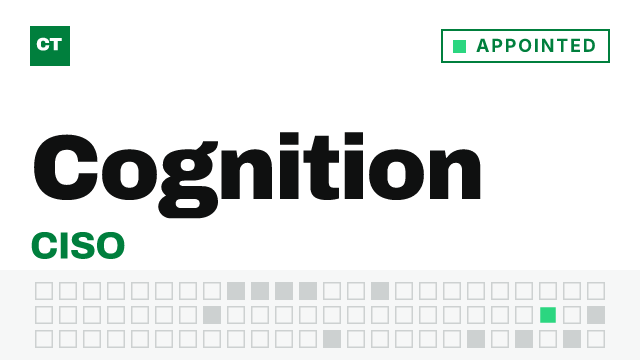 CISO Tribune record card: Cognition appoints CISO