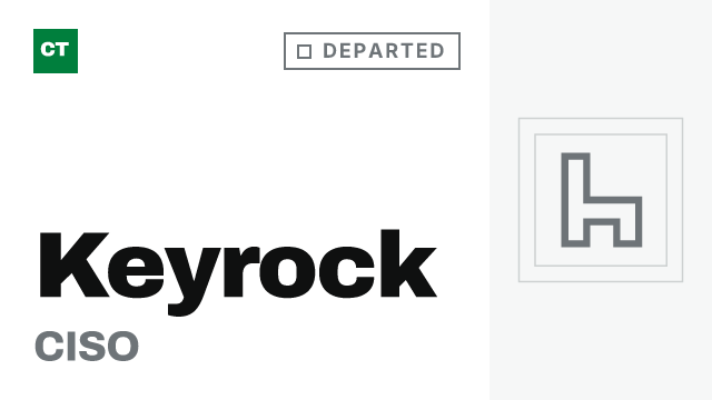 CISO Tribune record card: Keyrock CISO departs
