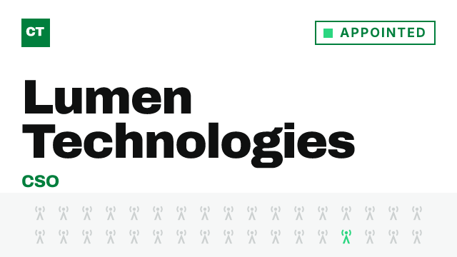 CISO Tribune record card: Lumen Technologies appoints CSO