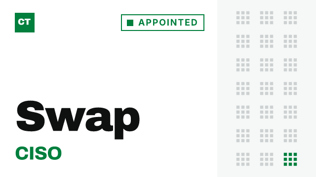 CISO Tribune record card: Swap appoints CISO