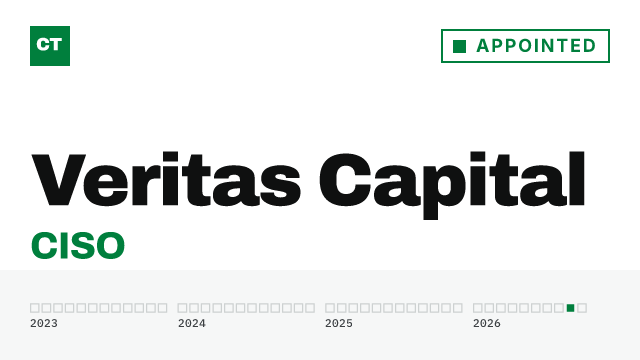 CISO Tribune record card: Veritas Capital appoints CISO