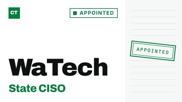 CISO Tribune record card: Washington Technology Solutions (WaTech) appoints State CISO