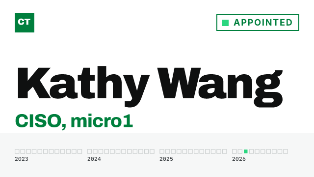 CISO Tribune executive record: Kathy Wang, CISO at micro1