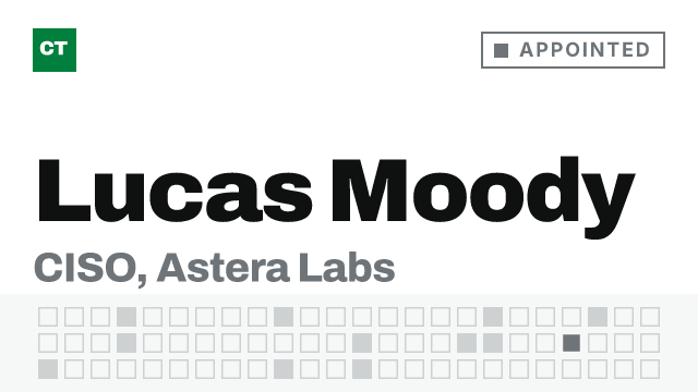 CISO Tribune executive record: Lucas Moody, CISO at Astera Labs