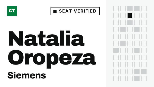 CISO Tribune executive record: Natalia Oropeza, Global Chief Cybersecurity Officer at Siemens, seat verified October 12, 2026