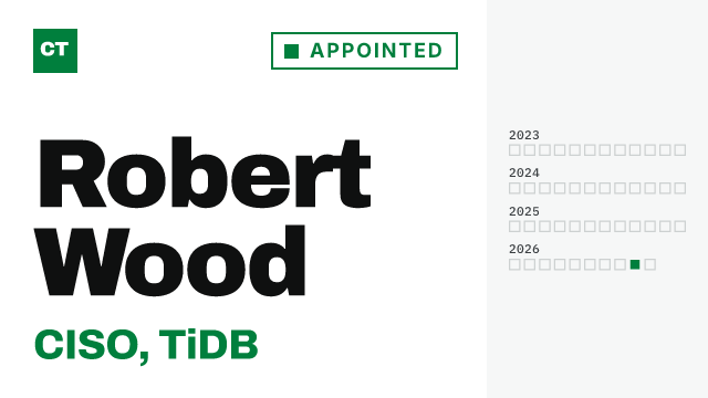 CISO Tribune executive record: Robert Wood, CISO at TiDB