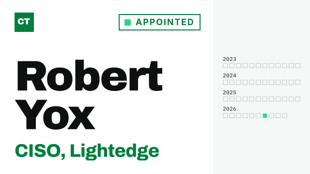 CISO Tribune executive record: Robert Yox, CISO at Lightedge