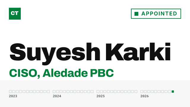 CISO Tribune executive record: Suyesh Karki, CISO at Aledade PBC
