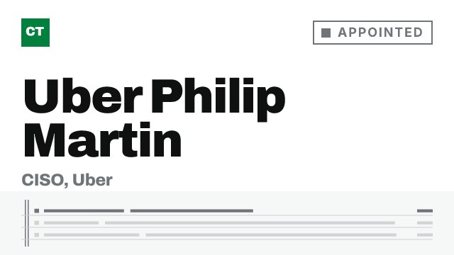 CISO Tribune executive record: Uber Philip Martin, CISO at Uber