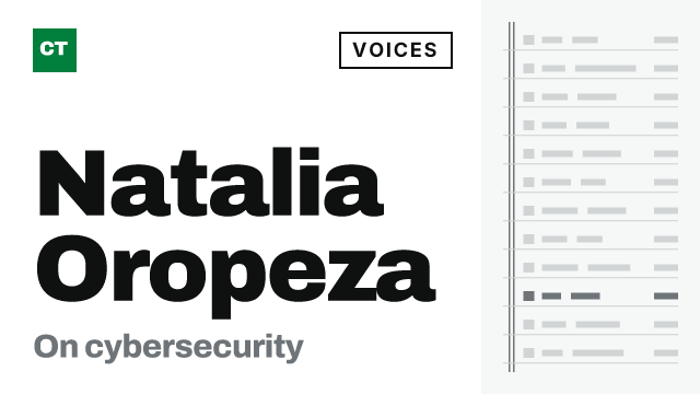 CISO Tribune Voices card: Natalia Oropeza, on cybersecurity